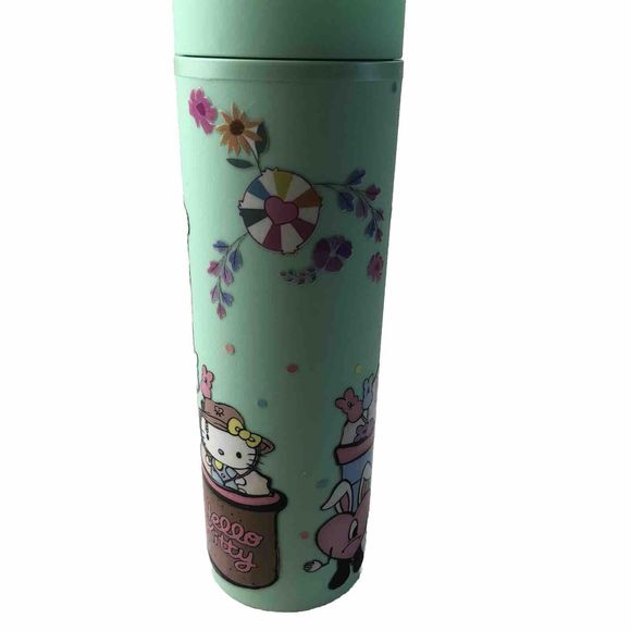 Hello Kitty Spring Theme Tumbler With Stainless Steel Straw 16 Oz - Picture 8 of 10